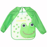 0-3 Years Multi Colors and Cartoon Printed Long Sleeve Baby Feeding Smock ***FREE INSURED SHIPPING.