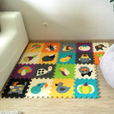 18-Pieces Cartoon Animal Pattern Carpet ***FREE INSURED SHIPPING.
