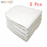Hot Sale: 5 Pieces Washable Cotton Diapers ***FREE INSURED SHIPPING.