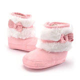 50% OFF+FREE SHIPPING: Hand-Knitted Bowknot Fleece Snow Boots *Black Friday Secret Shoe Collection