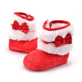 50% OFF+FREE SHIPPING: Hand-Knitted Bowknot Fleece Snow Boots *Black Friday Secret Shoe Collection