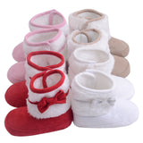 50% OFF+FREE SHIPPING: Hand-Knitted Bowknot Fleece Snow Boots *Black Friday Secret Shoe Collection