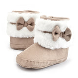 50% OFF+FREE SHIPPING: Hand-Knitted Bowknot Fleece Snow Boots *Black Friday Secret Shoe Collection
