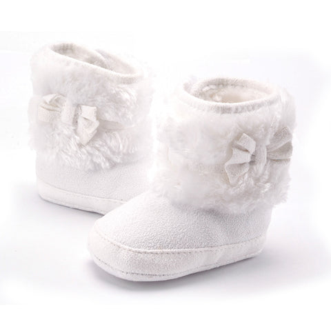 50% OFF+FREE SHIPPING: Hand-Knitted Bowknot Fleece Snow Boots *Black Friday Secret Shoe Collection