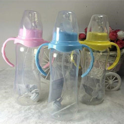 Standard Mouth 240ml Non-slip Feeding Bottle ***FREE INSURED SHIPPING.