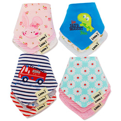 3Pcs/lot Cotton Baby Bibs Towel Cartoon ***FREE INSURED SHIPPING.