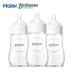 3-Pieces/lot Haier Brillante 260ml Feeding Bottles ***FREE INSURED SHIPPING.