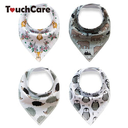 4PCS/lot Infant Baby Boy Girl Bibs Toddler Triangle Bibs Newborn Burp Clothes ***FREE INSURED SHIPPING.