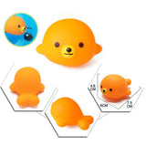 5-Piece Water Spray Soft Rubber Bath Toys ***FREE INSURED SHIPPING.