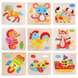 9 Piece/lot Quality Wooden Puzzle ***FREE INSURED SHIPPING.