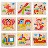 9 Piece/lot Quality Wooden Puzzle ***FREE INSURED SHIPPING.