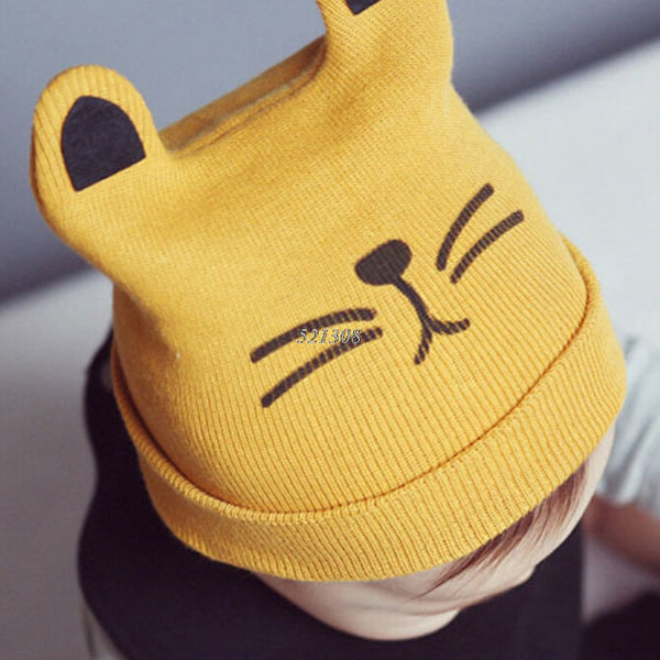 New Cat Printing Baby Caps ***FREE INSURED SHIPPING.
