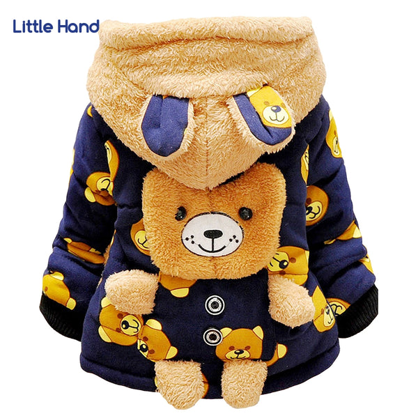 Baby Boys Kids Cartoon Bear Jacket Coat ***FREE INSURED SHIPPING.