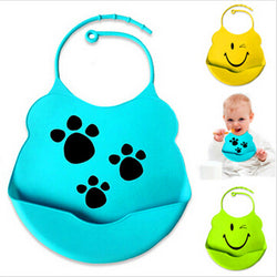 Waterproof silicone feeding baby saliva towel Baby Bibs ***FREE INSURED SHIPPING.