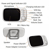 Babykam Baby Night Vision Monitor VB603 3.2 inch LCD IR ***FREE INSURED SHIPPING.