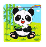 Candywood 3X3 Cute Wooden Animal Puzzles ***FREE INSURED SHIPPING.