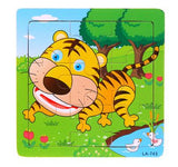 Candywood 3X3 Cute Wooden Animal Puzzles ***FREE INSURED SHIPPING.