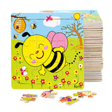 Candywood 3X3 Cute Wooden Animal Puzzles ***FREE INSURED SHIPPING.