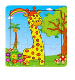 Candywood 3X3 Cute Wooden Animal Puzzles ***FREE INSURED SHIPPING.