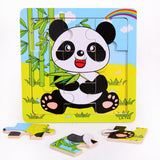 Candywood 3X3 Cute Wooden Animal Puzzles ***FREE INSURED SHIPPING.