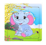 Candywood 3X3 Cute Wooden Animal Puzzles ***FREE INSURED SHIPPING.