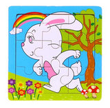 Candywood 3X3 Cute Wooden Animal Puzzles ***FREE INSURED SHIPPING.