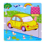 Candywood 3X3 Cute Wooden Animal Puzzles ***FREE INSURED SHIPPING.