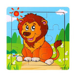 Candywood 3X3 Cute Wooden Animal Puzzles ***FREE INSURED SHIPPING.