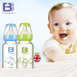 Fierbaby 120ml Glass Feeding Bottle ***FREE INSURED SHIPPING.
