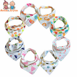 10pc/lot Baby Bibs 100% Cotton Triangle Bib ***FREE INSURED SHIPPING.
