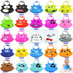 Hot New Kid Infant Baby Washable Silicone Feeding Bibs ***FREE INSURED SHIPPING.