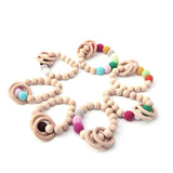 Natural Round Wood Bracelet Teether Toy ***FREE INSURED SHIPPING.