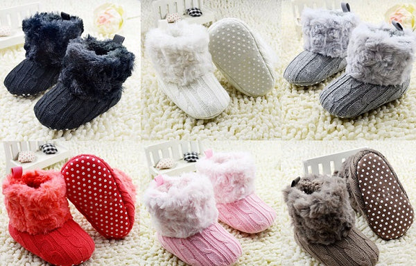 50% OFF+FREE SHIPPING: Baby Faux Fleece Boots  *Black Friday Secret Shoe Collection