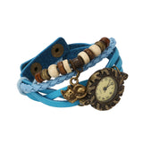 Bracelet Watch Leather Weave Around Cat *Black Friday / Cyber Monday Pre-Sale!