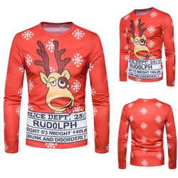 Jolly Xmas Long-sleeved T-shirt Rudolph
