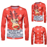 Jolly Xmas Long-sleeved T-shirt Rudolph
