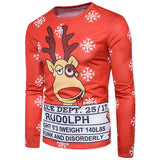 Jolly Xmas Long-sleeved T-shirt Rudolph